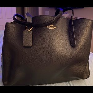 Coach Black Shopper